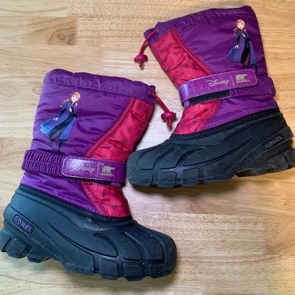 Sorel Other - Sorel Disney Frozen Insulated Snow Boots size 1